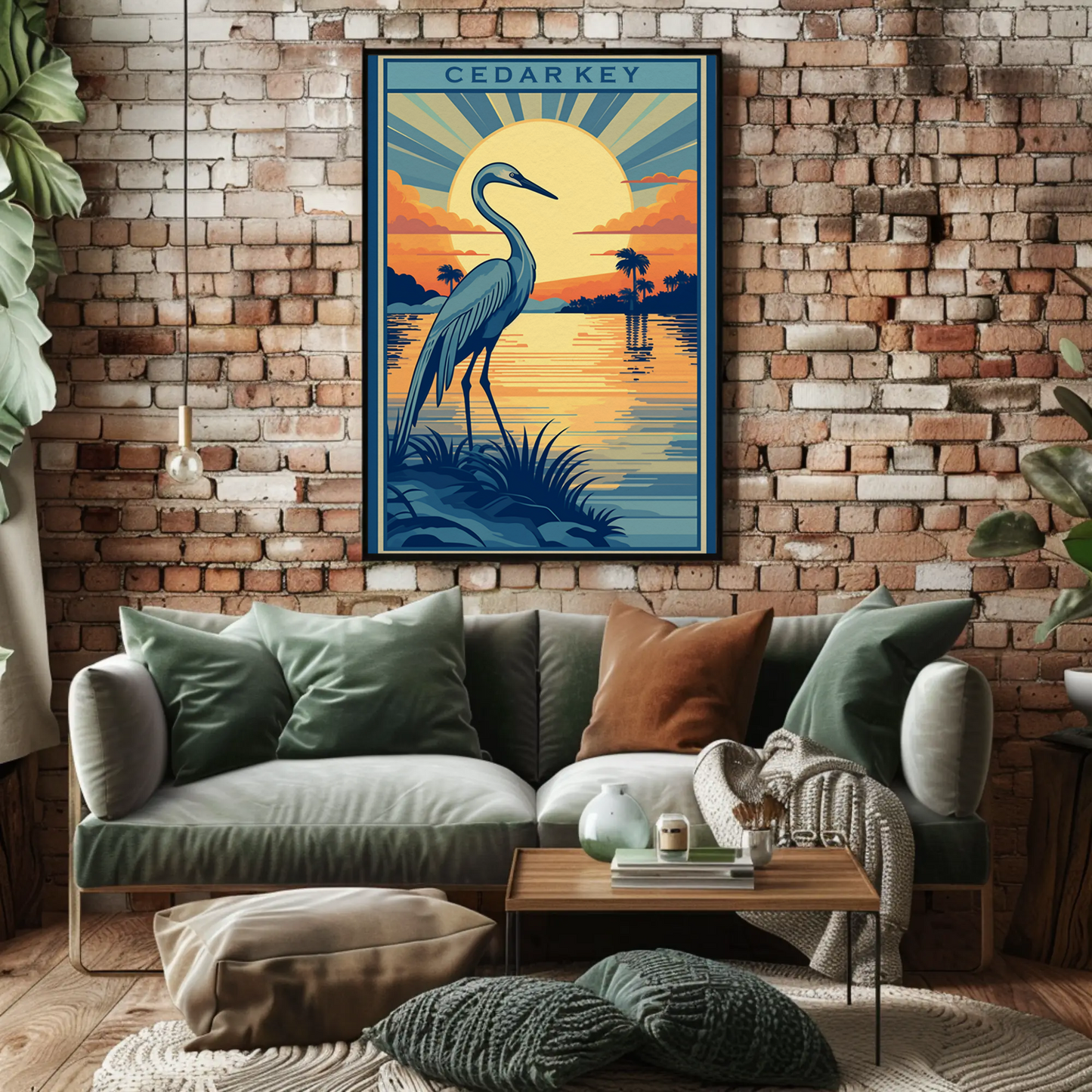 Cedar Key Travel Poster