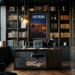 Las Vegas The City of Lights Poster