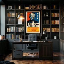 Andrew Johnson 17th President Poster