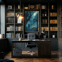 Enchanted Forest Under The Moonlight Art Print Poster PosterGoat