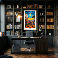 Rome A Vibrant Cityscape Poster