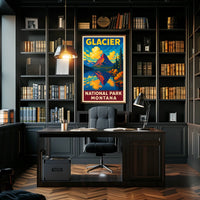Glacier National Park Poster