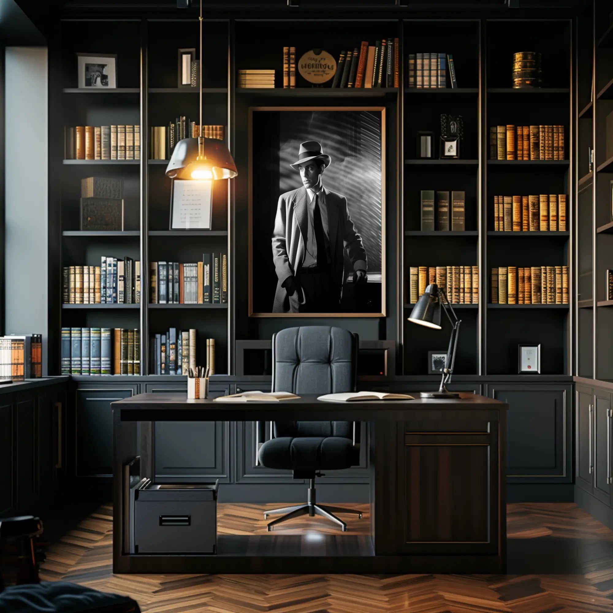 Classic Noir Detective Poster