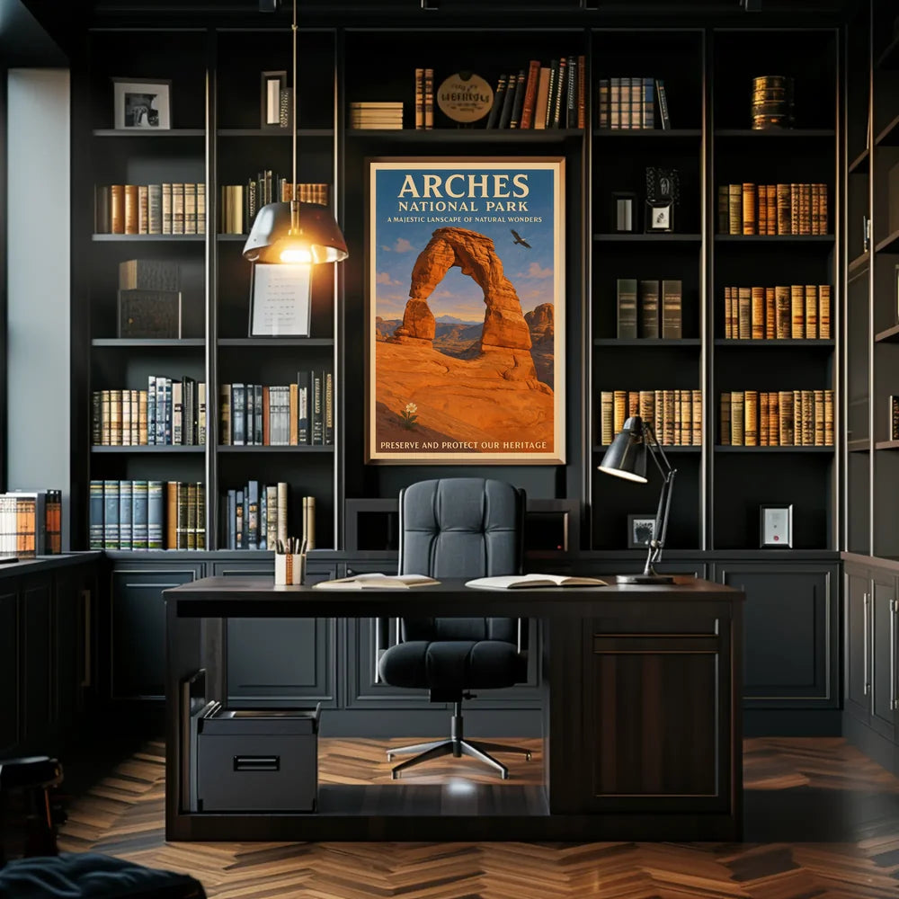 Arches National Park Majestic Landscape Poster