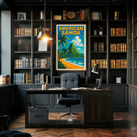 American Samoa Paradise Poster