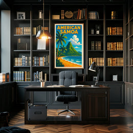 American Samoa Paradise Poster