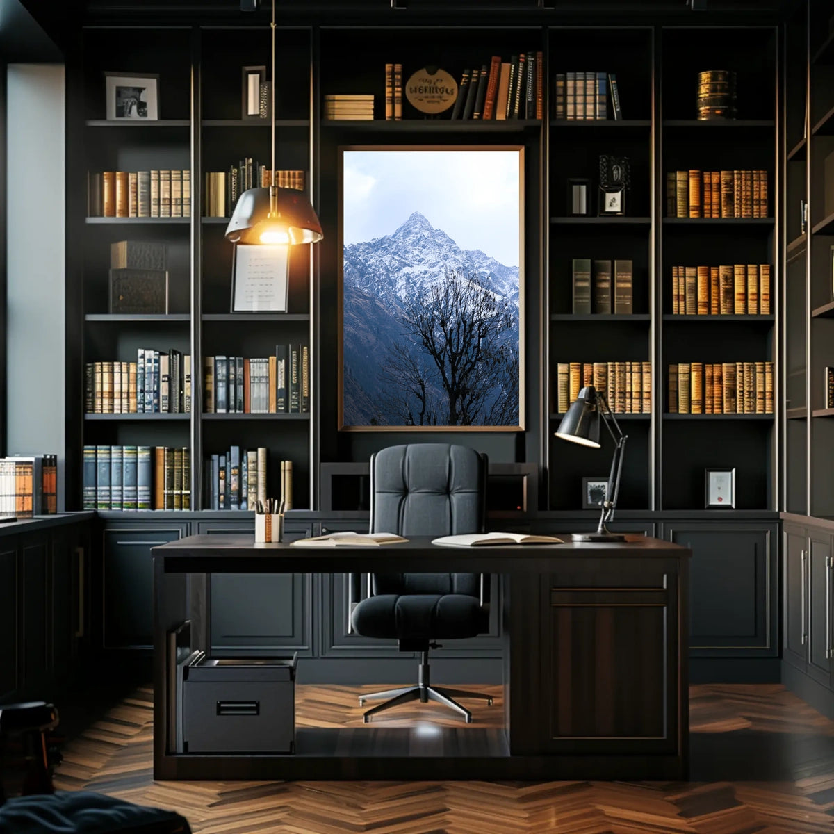 Majestic Mountain Landscape Poster