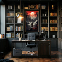 Warrior Under The Blood Moon Poster