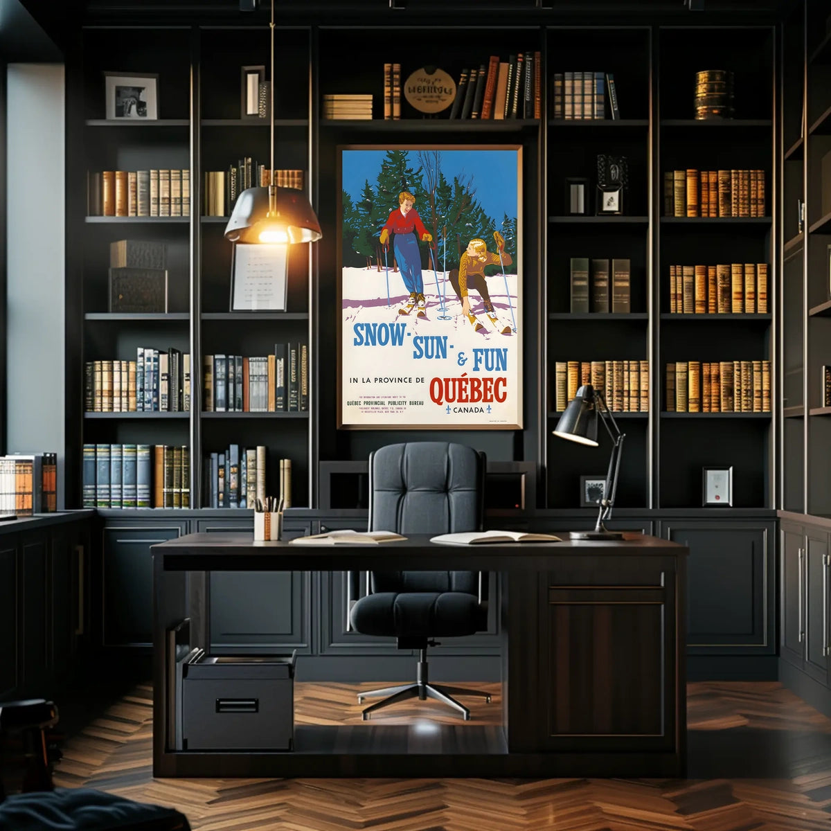 Snow, Sun, Fun In Québec Poster