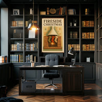 Fireside Christmas Poster