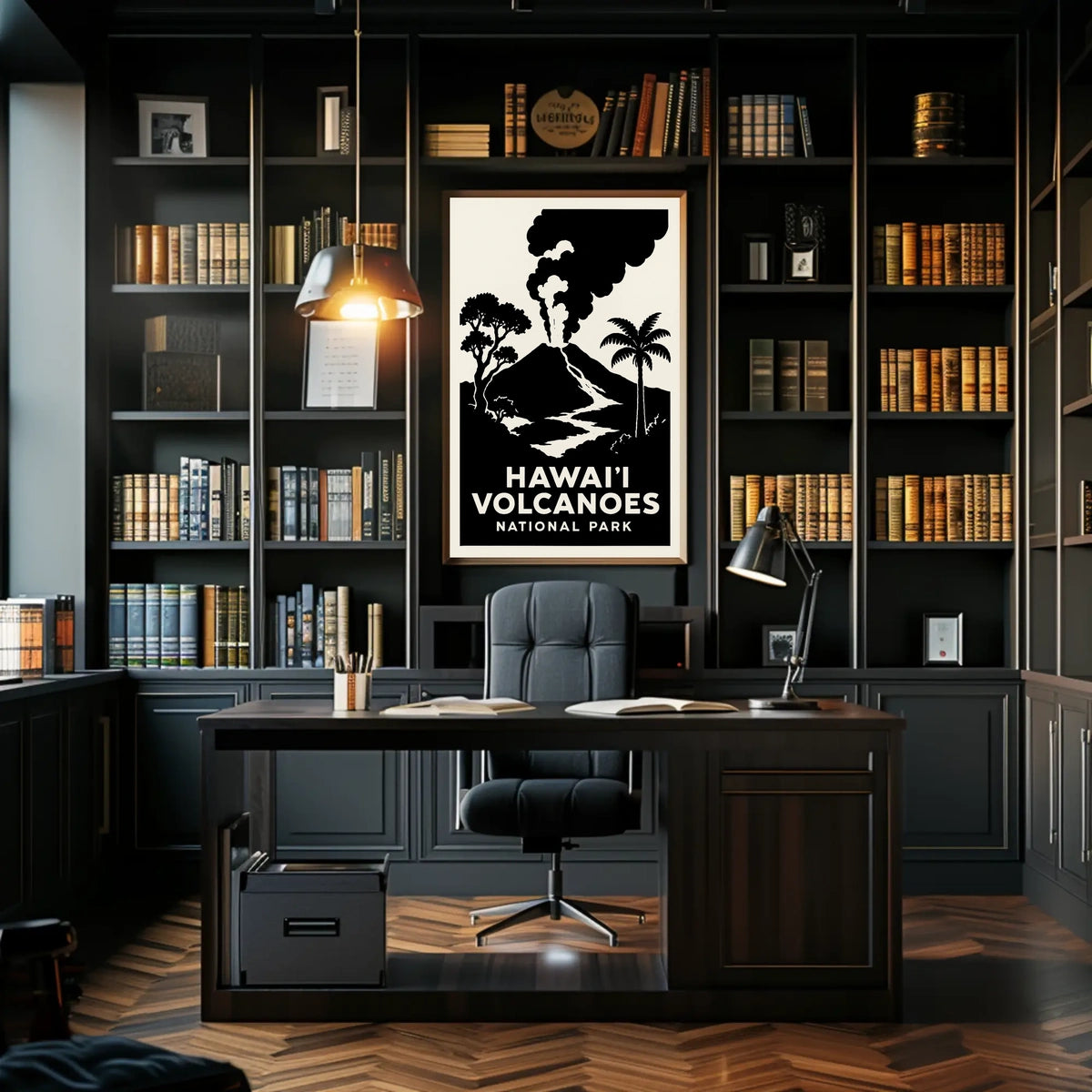 HawaiI Volcanoes National Park Poster