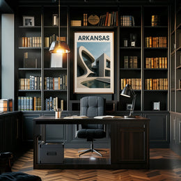 Modern Architecture In Arkansas Modern Poster