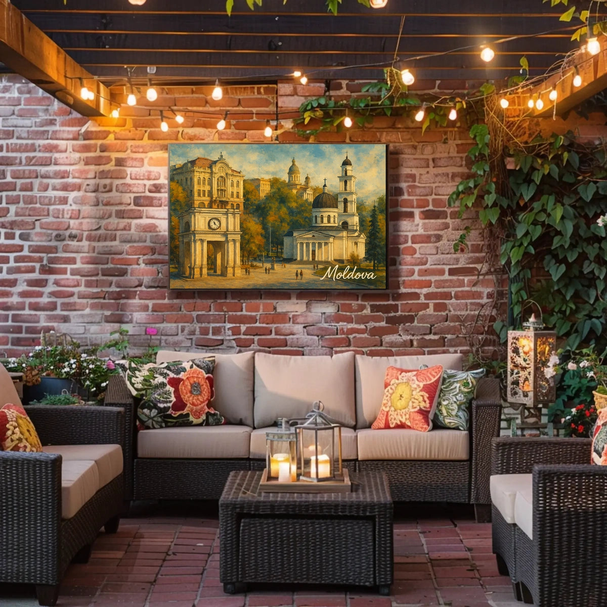 Architectural Beauty of Moldova Poster