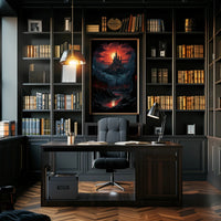 Enchanted Castle At Dusk Poster