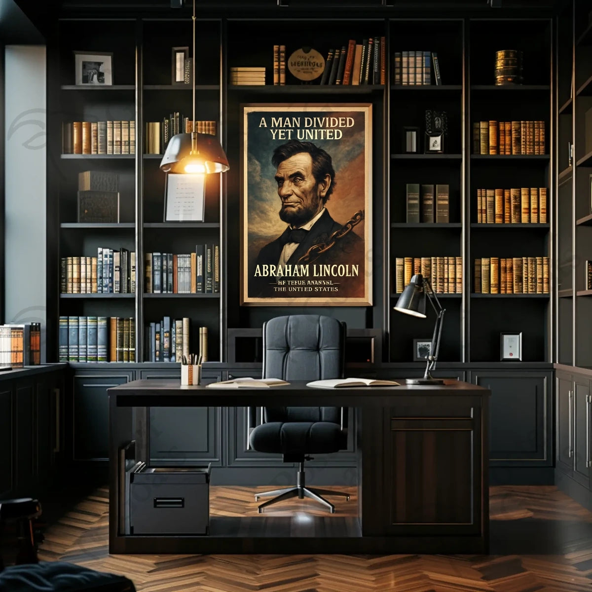 Abraham Lincoln Vintage Patriotic Historical or Presidential Poster