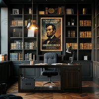 Abraham Lincoln Vintage Patriotic Historical or Presidential Poster