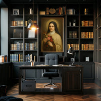 Portrait Of A Saintly Figure Poster