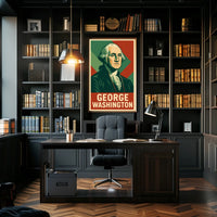 George Washington History Photography Realism Poster