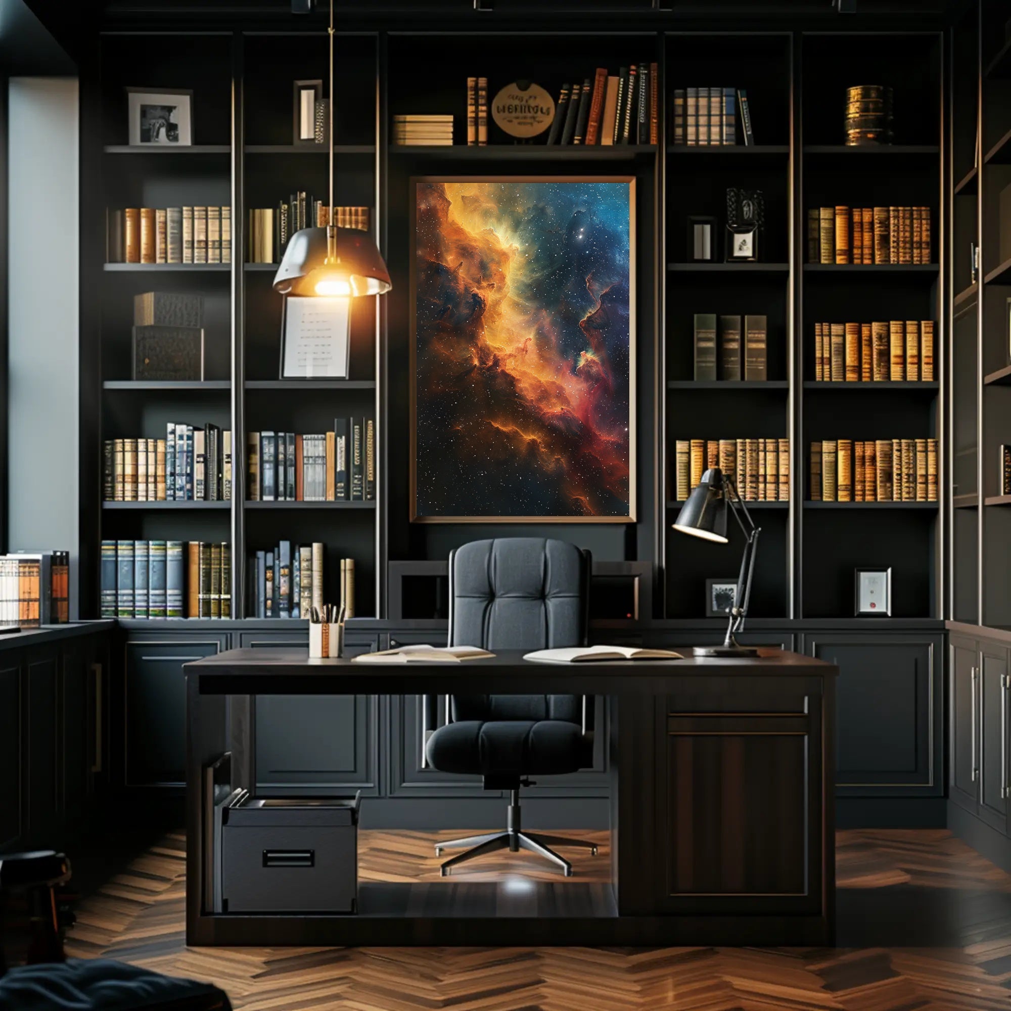 Ethereal Cosmic Nebula Photorealistic Space or Astronomy Poster PosterGoat