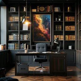 Ethereal Cosmic Nebula Photorealistic Space or Astronomy Poster PosterGoat