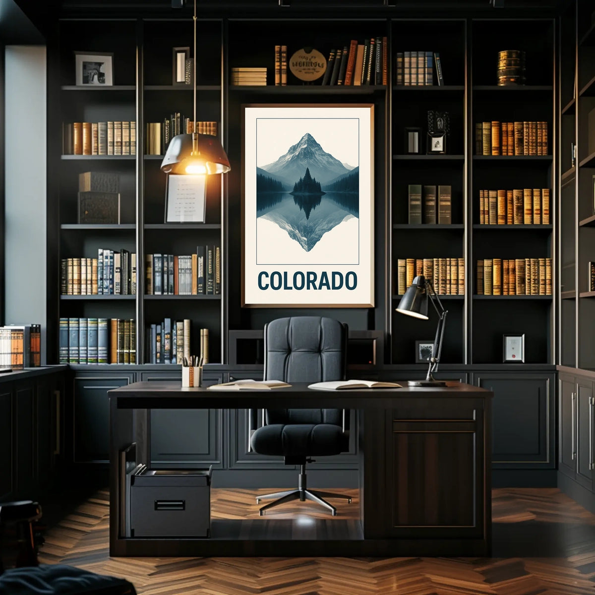 Colorado Mountain Reflection Poster