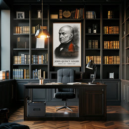 John Quincy Adams 6th President of the United States Reflections Poster