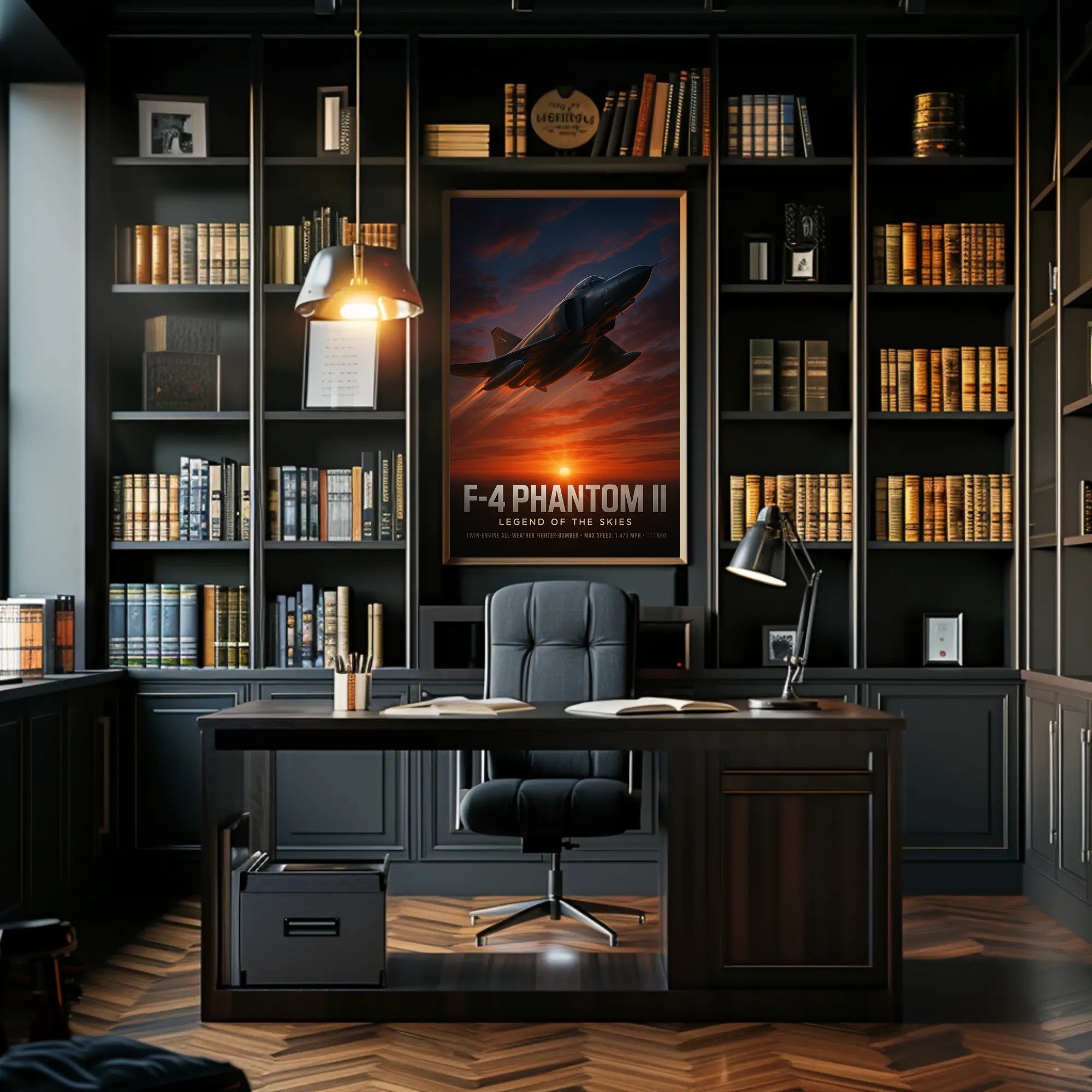 F-4 Phantom II Legend of the Skies Poster PosterGoat
