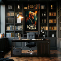 Trump Patriotism Leadership Expressionism Poster