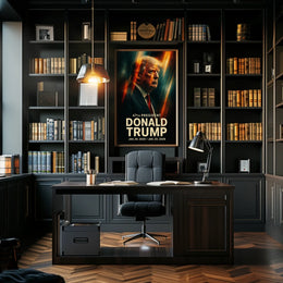 Trump Patriotism Leadership Expressionism Poster