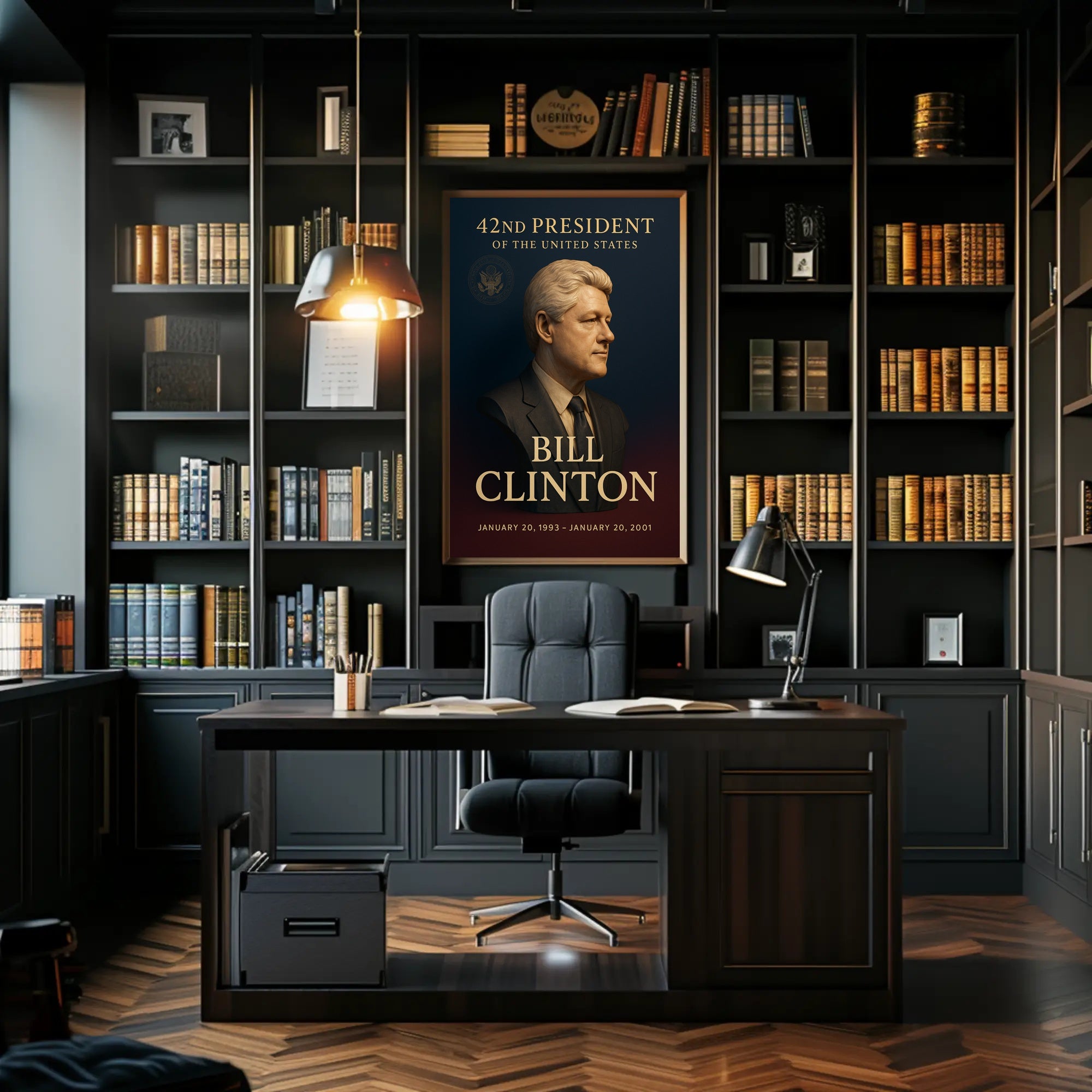 42nd President's Era Official Portrait Historical or Presidential Poster PosterGoat