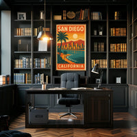 San Diego Travel Poster