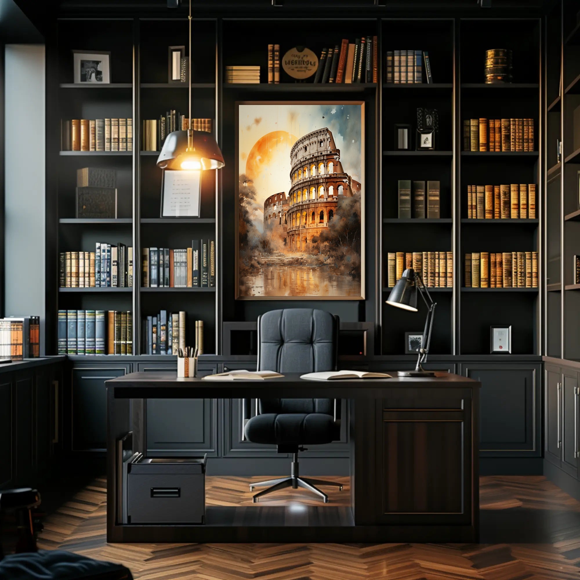 Colosseum At Dusk Poster