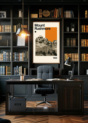 Mount Rushmore Landmark Art Print: Historical or Presidential Poster