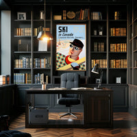 Ski In Canada Canadian National Poster