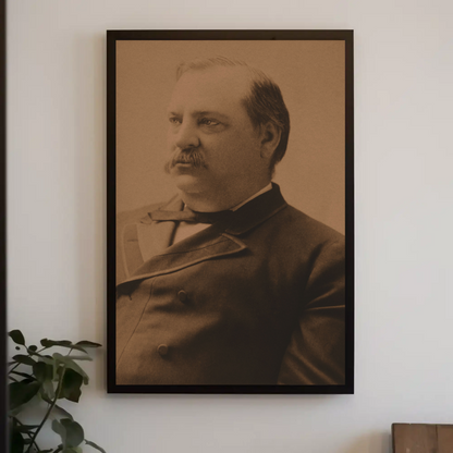 Grover Cleveland 22nd President Sepia Photo