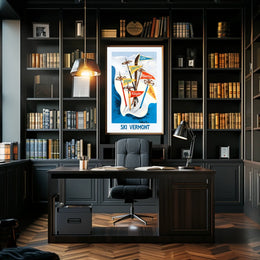 Ski Vermont Adventure Poster