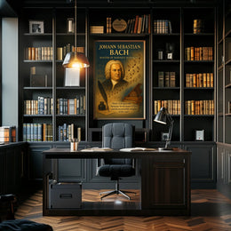 Johann Sebastian Bach Master Of Poster