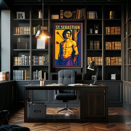 Saint Sebastian Timeless Scenic Portrait Inspired Wanderlust Home Decor Collection Poster