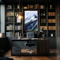 Majestic Snow-Capped Mountain Poster