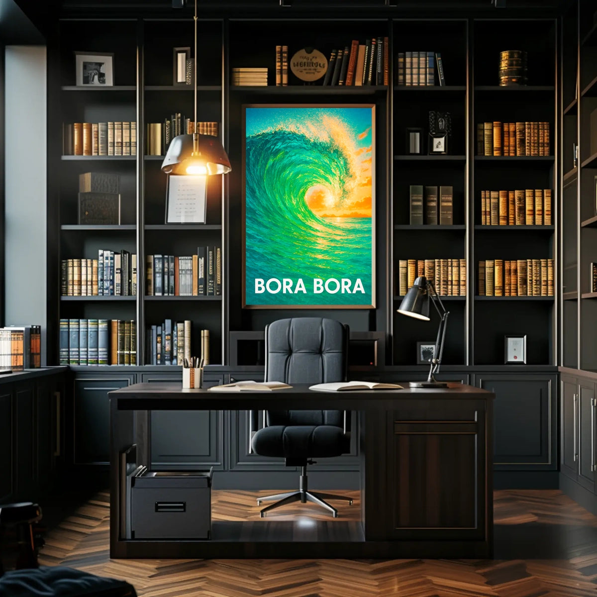 Bora Bora Wave Poster