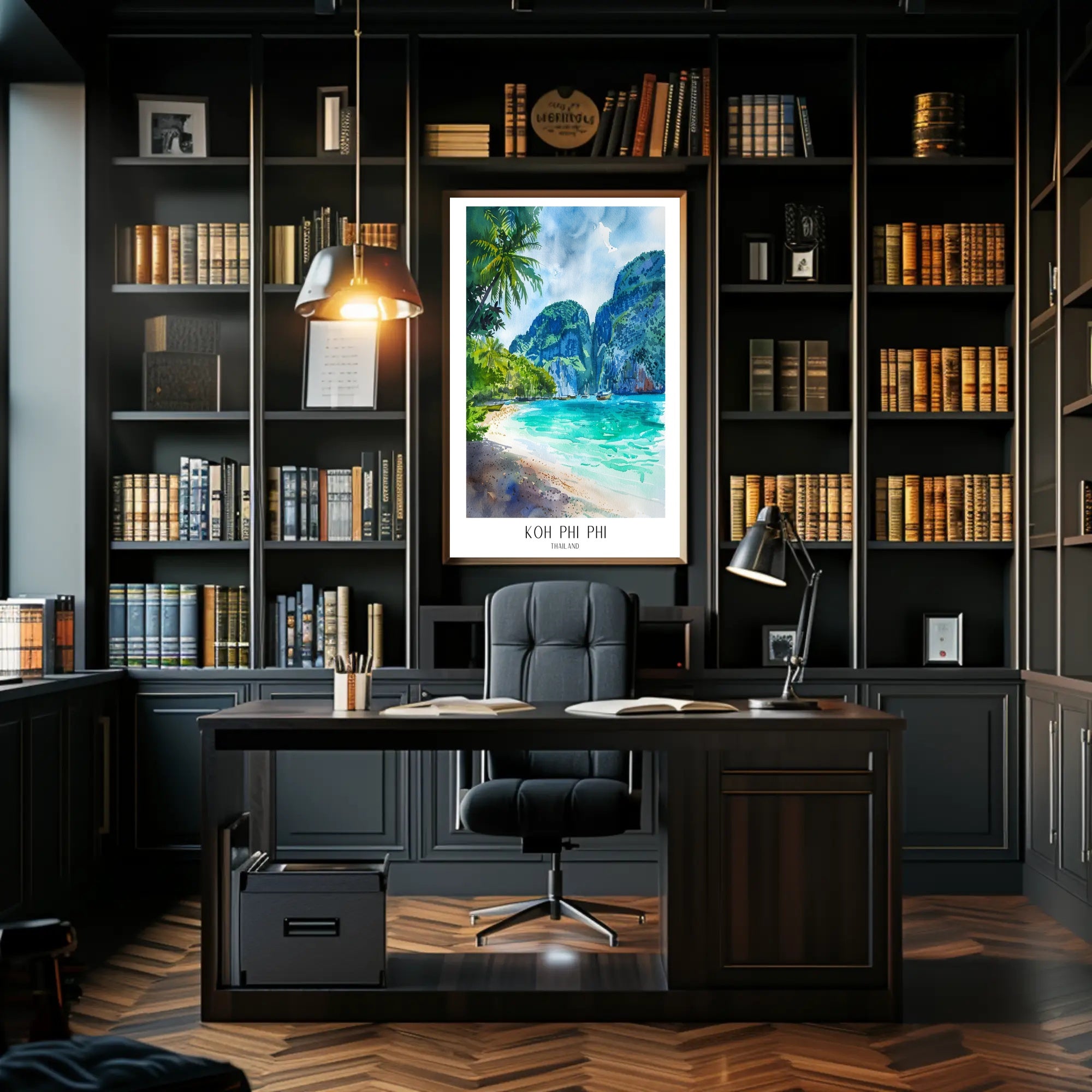 Koh Phi Phi Tropical Paradise Travel Poster PosterGoat