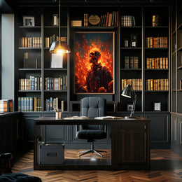 Inferno Of Skulls Poster