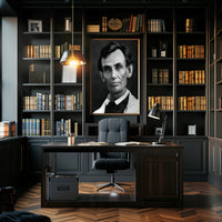 Abraham Lincoln Seated Formal Pose Poster Print PosterGoat