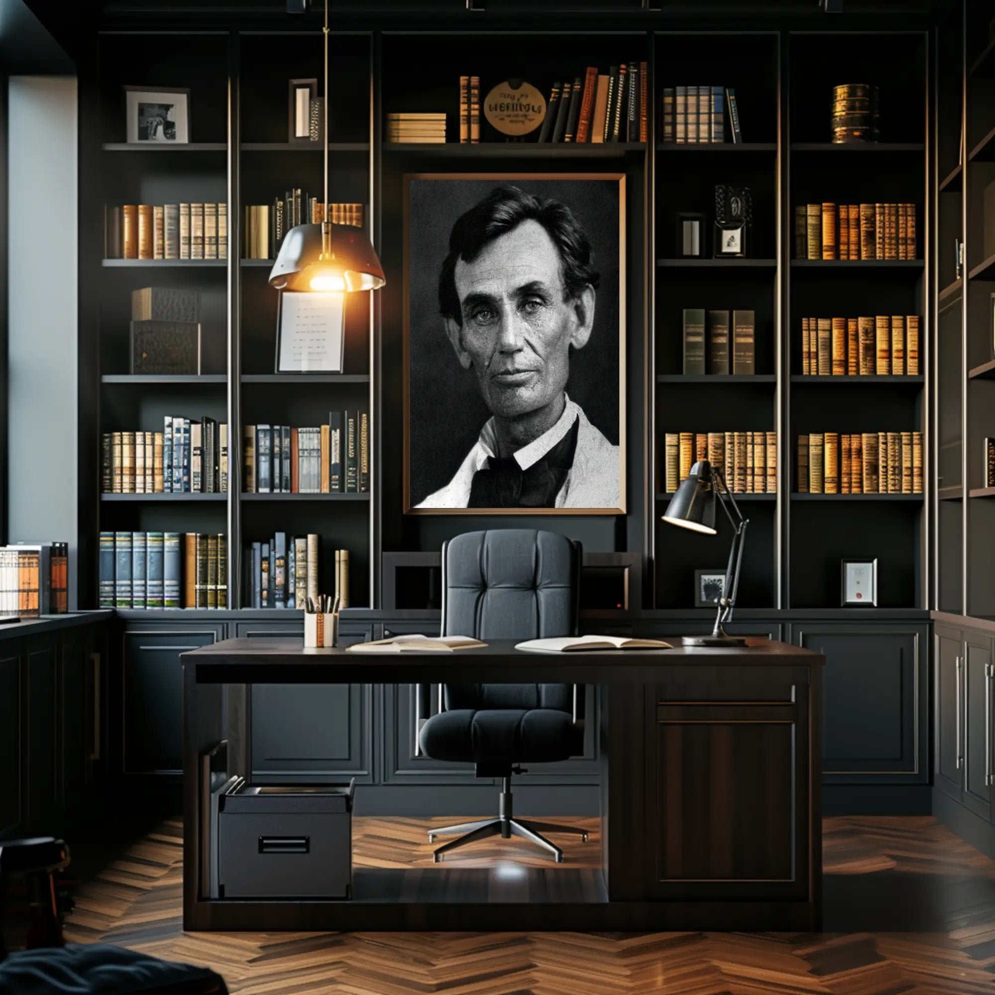Abraham Lincoln Seated Formal Pose Poster Print PosterGoat