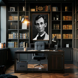 Abraham Lincoln Seated Formal Pose Poster Print PosterGoat