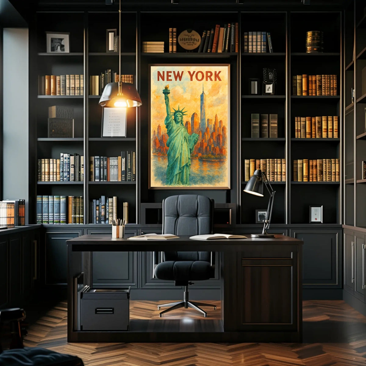 New York Cityscape Poster