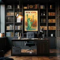 New York Cityscape Poster