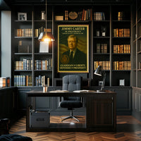 Jimmy Carter Presidential Portrait Political or Propaganda Poster