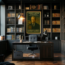 Jimmy Carter Presidential Portrait Political or Propaganda Poster