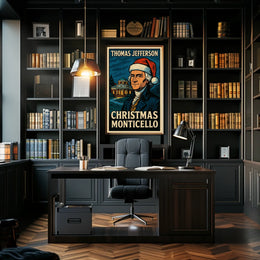 Thomas Jefferson Christmas At Poster